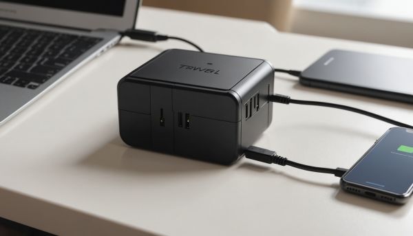 Adaptateur prise universel voyage aerien
